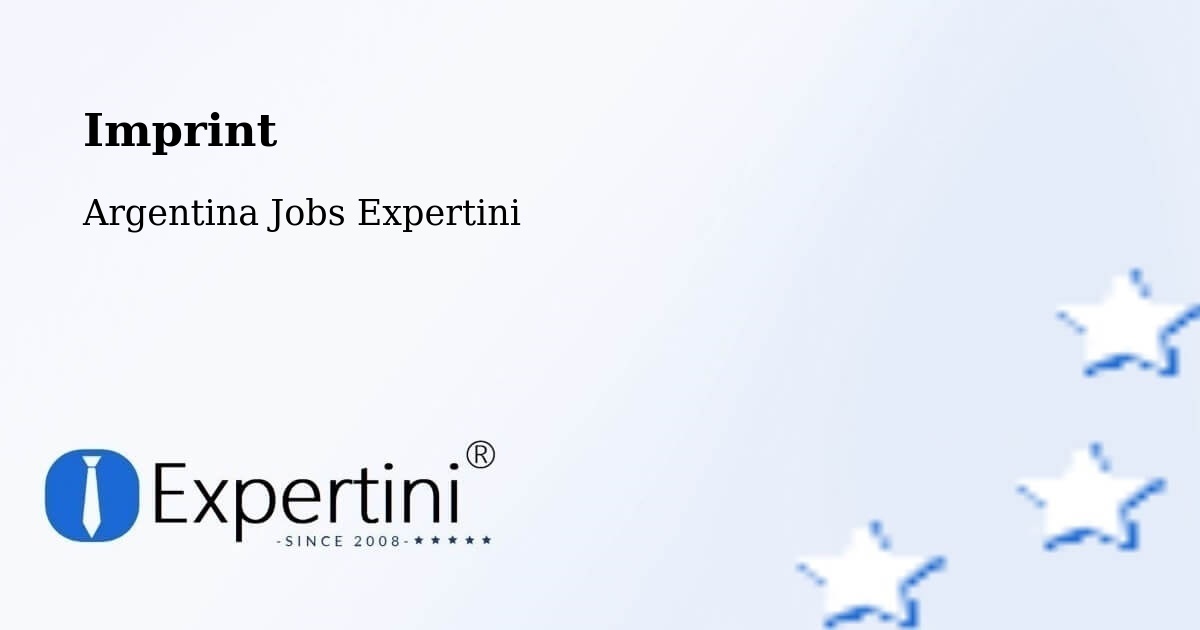 Imprint – Italó - Argentina Jobs Expertini